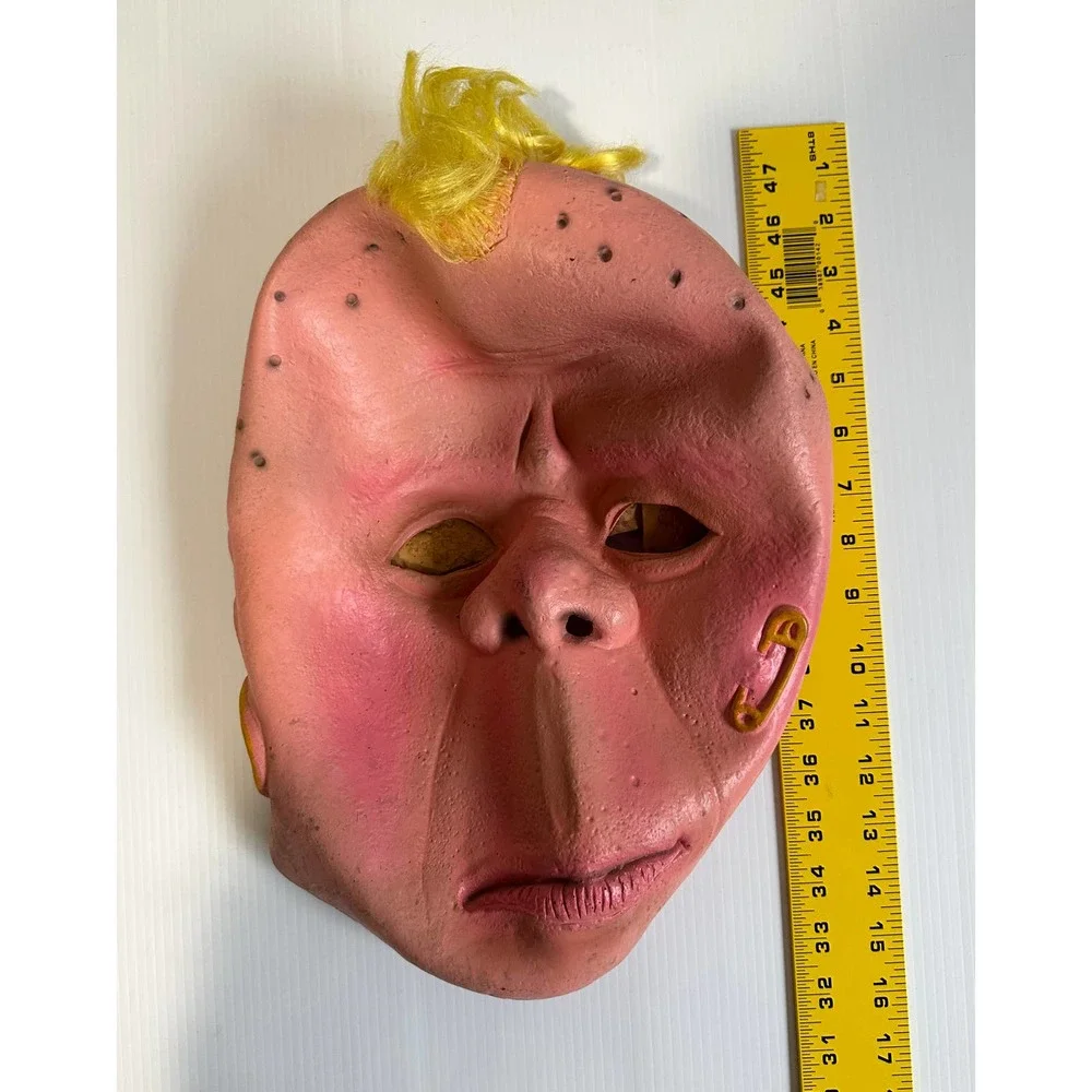 Spearhead Industries Giant Big Creepy Scary Man Mask Halloween Costume Rubber